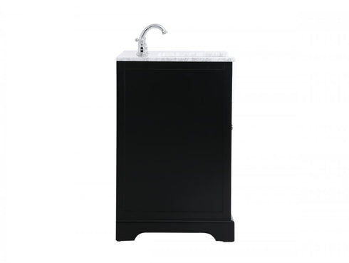 Elegant Lighting Franklin 36 Inch Single Bathroom Vanity in Black Model: VF60236BK