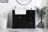Elegant Lighting Franklin 42 Inch Single Bathroom Vanity in Black Model: VF60242BK