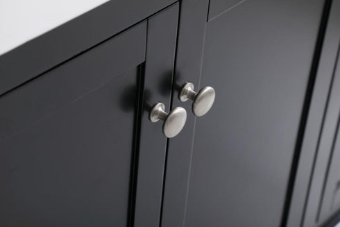 Elegant Lighting Franklin 42 Inch Single Bathroom Vanity in Black Model: VF60242BK
