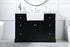 Elegant Lighting Franklin 48 Inch Single Bathroom Vanity in Black Model: VF60248BK