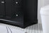 Elegant Lighting Franklin 48 Inch Single Bathroom Vanity in Black Model: VF60248BK