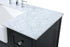 Elegant Lighting Franklin 48 Inch Single Bathroom Vanity in Black Model: VF60248BK