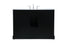 Elegant Lighting Franklin 48 Inch Single Bathroom Vanity in Black Model: VF60248BK