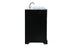 Elegant Lighting Franklin 60 Inch Double Bathroom Vanity in Black Model: VF60260DBK