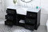 Elegant Lighting Franklin 60 Inch Single Bathroom Vanity in Black Model: VF60260BK