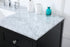 Elegant Lighting Franklin 60 Inch Single Bathroom Vanity in Black Model: VF60260BK