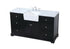 Elegant Lighting Franklin 60 Inch Single Bathroom Vanity in Black Model: VF60260BK