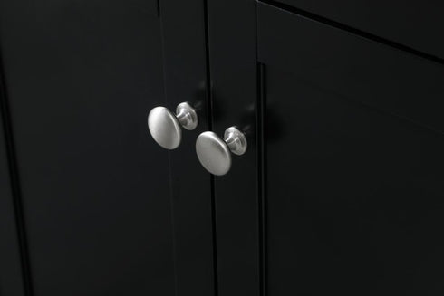 Elegant Lighting Franklin 60 Inch Single Bathroom Vanity in Black Model: VF60260BK