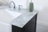 Elegant Lighting Franklin 72 Inch Double Bathroom Vanity in Black Model: VF60272DBK