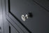 Elegant Lighting Franklin 72 Inch Double Bathroom Vanity in Black Model: VF60272DBK