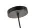 Elegant Lighting Frey 1 light in Black and Clear glass pendant Model: LD5029D11BK