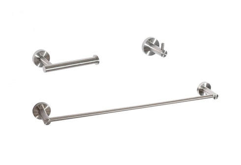Elegant Lighting Freya 3 piece Bathroom Hardware Set in Brushed Gold Model: HWB-11S3HBGD