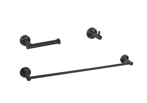 Elegant Lighting Freya 3 piece Bathroom Hardware Set in Brushed Gold Model: HWB-11S3HBGD