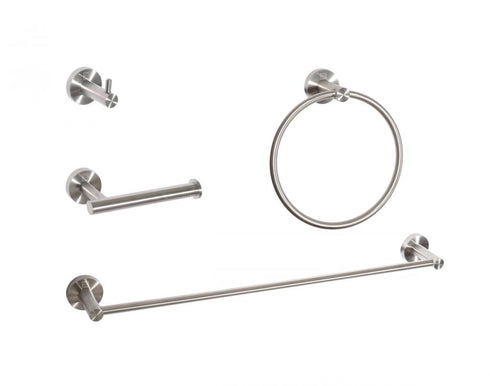 Elegant Lighting Freya 4 piece Bathroom Hardware Set in Brushed Gold Model: HWB-11S4BGD