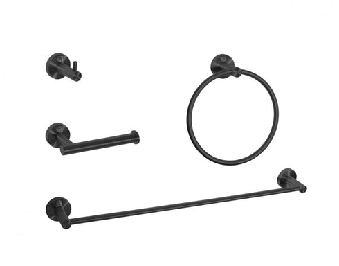 Elegant Lighting Freya 4 piece Bathroom Hardware Set in Brushed Gold Model: HWB-11S4BGD