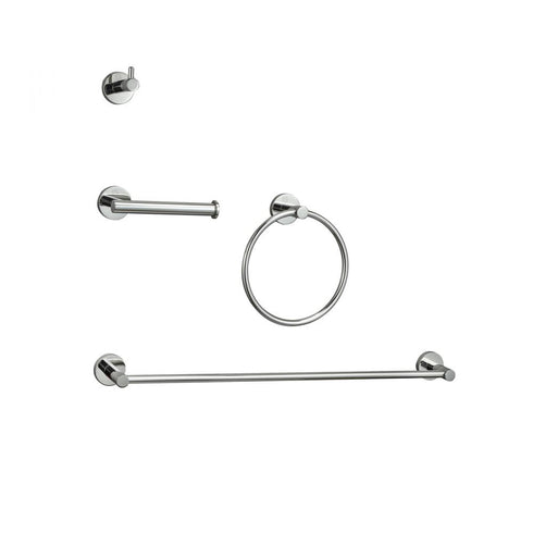 Elegant Lighting Freya 4 piece Bathroom Hardware Set in Brushed Gold Model: HWB-11S4BGD