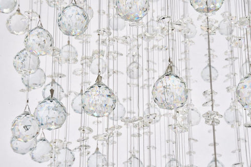 Elegant Lighting Galaxy 16 light in Chrome Chandelier Clear Royal Cut Crystal Model: V2006G32C/RC