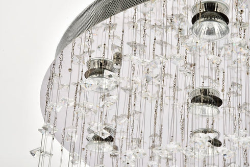 Elegant Lighting Galaxy 16 light in Chrome Chandelier Clear Royal Cut Crystal Model: V2006G32C/RC