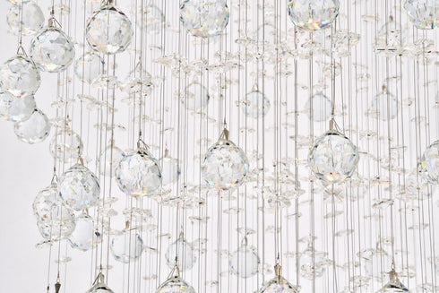 Elegant Lighting Galaxy 16 light in Chrome Chandelier Clear Royal Cut Crystal Model: V2006G32C/RC