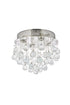 Elegant Lighting Galaxy 4 light in Chrome Flush Mount Clear Royal Cut Crystal Model: V2006F14C/RC