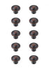 Elegant Lighting Garlande 1.2 Inch Diameter in Brushed Gold Mushroom Knob Multipack (Set of 10) Model: KB2007-GD-10PK