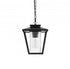 Elegant Lighting Gaul 7 inch Outdoor Pendant in Black Model: OD306H14BK