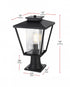 Elegant Lighting Gaul 7 inch Outdoor Pendant in Black Model: OD306P17BK