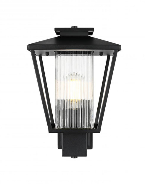 Elegant Lighting Gaul 7 inch Outdoor Pendant in Black Model: OD306W15BK