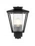 Elegant Lighting Gaul 7 inch Outdoor Pendant in Black Model: OD306W15BK