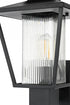 Elegant Lighting Gaul 7 inch Outdoor Pendant in Black Model: OD306W15BK