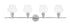 Elegant Lighting Gene 4 light in Black and Clear glass Wall sconce Model: LD2320BK