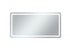 Elegant Lighting Genesis 36inx72 Inch Soft Edge LED Mirror in Glossy White Finish Model: MRE33672
