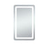 Elegant Lighting Genesis 36inx72 Inch Soft Edge LED Mirror in Glossy White Finish Model: MRE33672