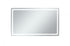 Elegant Lighting Genesis 36inx72 Inch Soft Edge LED Mirror in Glossy White Finish Model: MRE33672