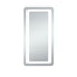Elegant Lighting Genesis 36inx72 Inch Soft Edge LED Mirror in Glossy White Finish Model: MRE33672