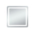 Elegant Lighting Genesis 36inx72 Inch Soft Edge LED Mirror in Glossy White Finish Model: MRE33672