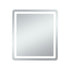 Elegant Lighting Genesis 36inx72 Inch Soft Edge LED Mirror in Glossy White Finish Model: MRE33672