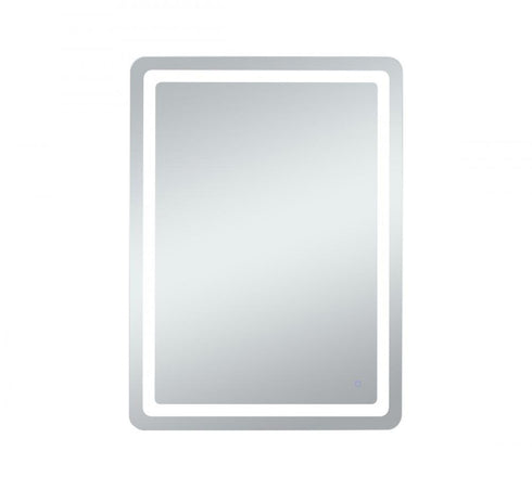 Elegant Lighting Genesis 36inx72 Inch Soft Edge LED Mirror in Glossy White Finish Model: MRE33672