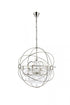 Elegant Lighting Geneva 6 light in Dark Bronze Chandelier Golden Teak (Smoky) Royal Cut crystal Model: 1130D32DB-GT/RC