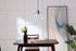 Elegant Lighting Gibson 1 light in Black and Clear glass pendant Model: LD2283
