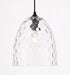 Elegant Lighting Gibson 1 light in Black and Clear glass pendant Model: LD2284