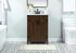 Elegant Lighting Grant 24 Inch Single Bathroom Vanity in Expresso Model: VF90224EX