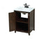 Elegant Lighting Grant 24 Inch Single Bathroom Vanity in Expresso Model: VF90224EX