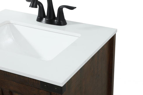 Elegant Lighting Grant 24 Inch Single Bathroom Vanity in Expresso Model: VF90224EX