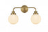 Elegant Lighting Hanson 19 inch Wall Sconce in Chrome in Chrome and Opal White Finish Model: LD7032W19C