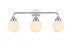 Elegant Lighting Hanson 28 inch Wall Sconce in Chrome in Chrome and Opal White Finish Model: LD7034W28C