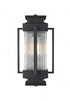 Elegant Lighting Harlan 7 inch Outdoor Pendant in Black Model: OD341W14BK