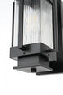 Elegant Lighting Harlan 7 inch Outdoor Pendant in Black Model: OD341W14BK