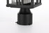Elegant Lighting Harley 15 inch Outdoor Post light in Black in Black and Clear Finish Model: OD613P14BK