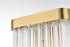 Elegant Lighting Harlow 1 Light Wall Sconce W9 Inch S4.7 Inch H9 Inch L1 Satin Gold in Satin Gold and Clear Finish Model: 1070W9SG